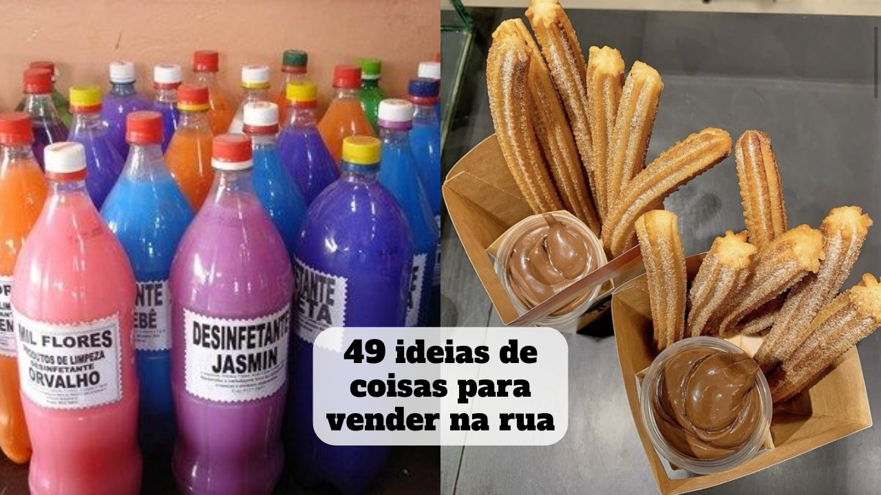 ideias de coisas para vender na rua