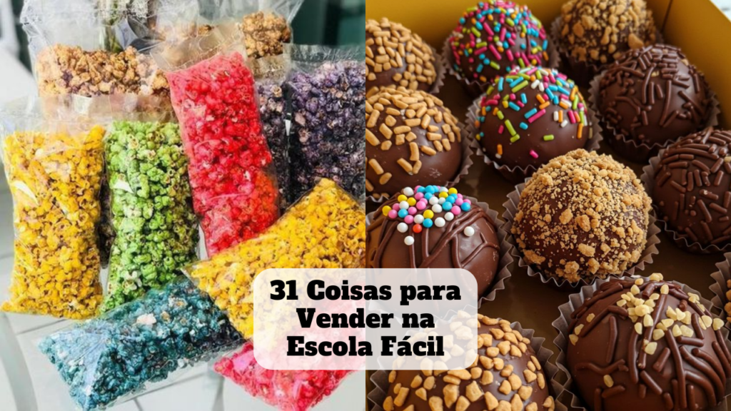 coisas para vender na escola fácil