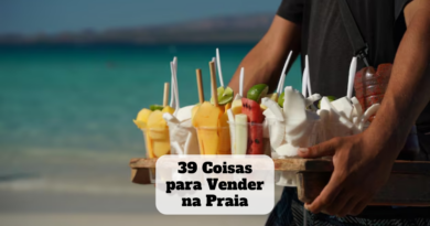 coisas para vender na praia