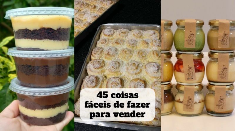 coisas fáceis de fazer para vender