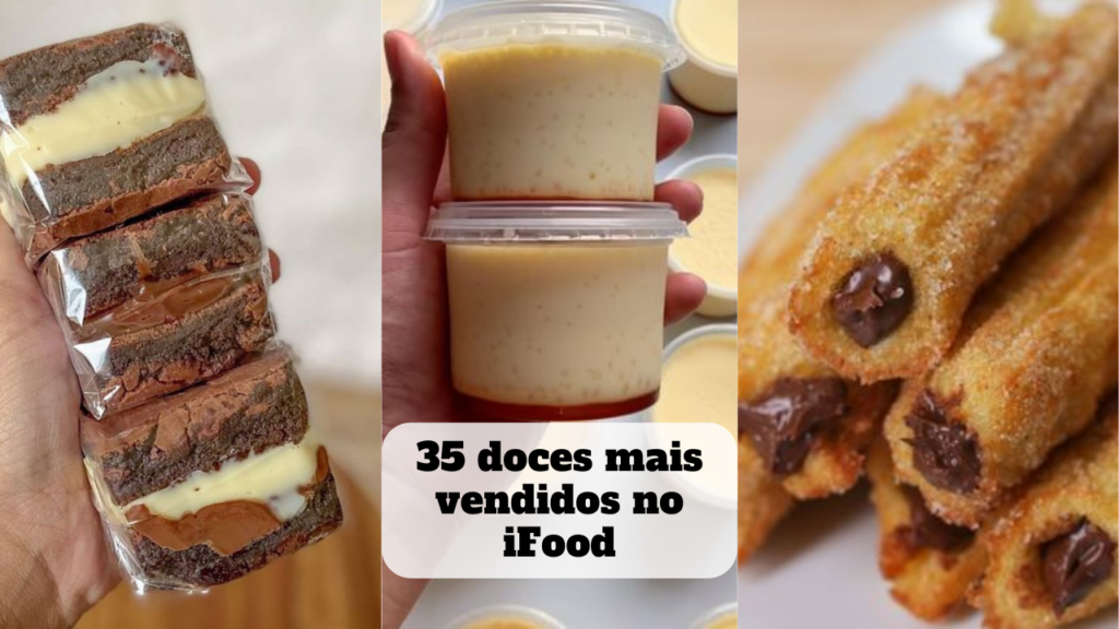 doces mais vendidos no ifood