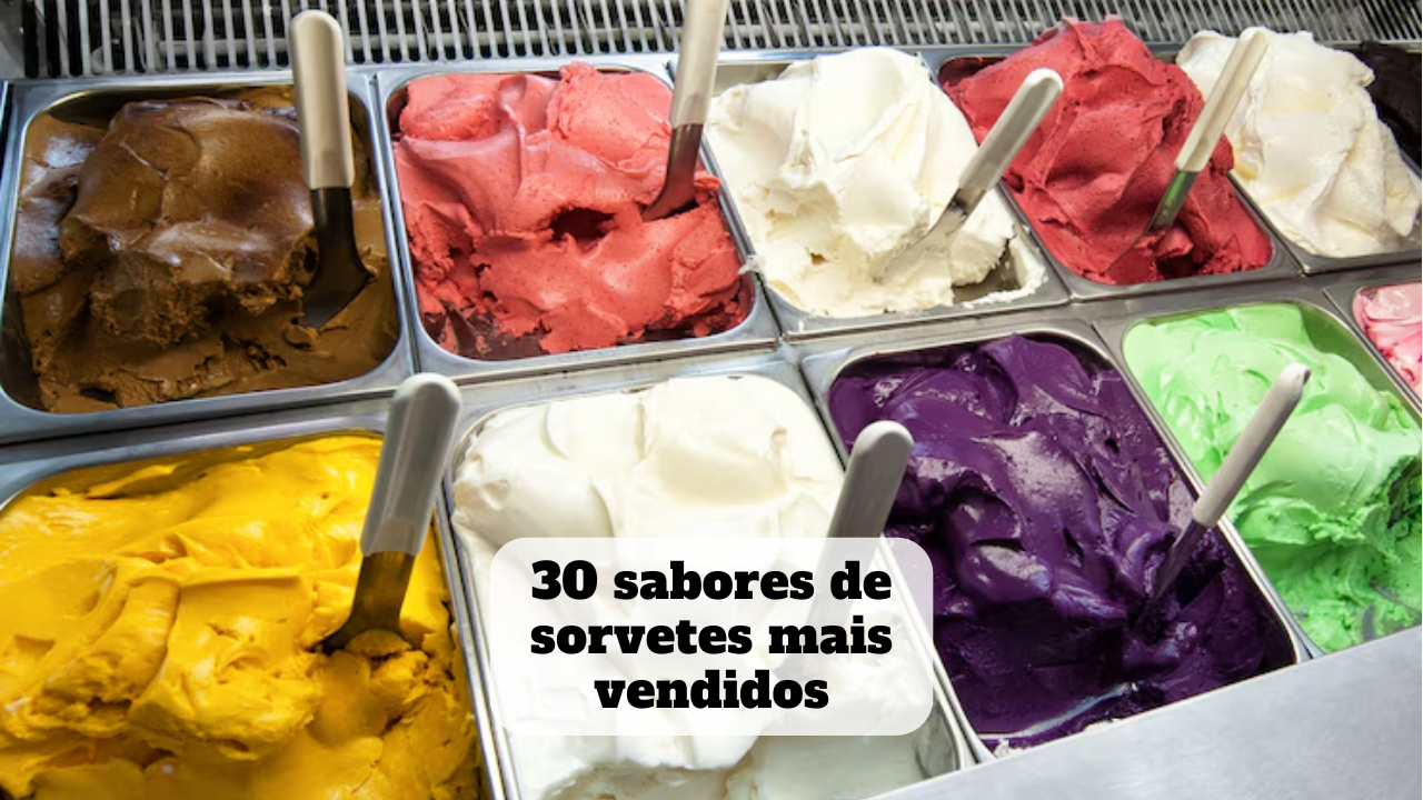 sabores de sorvetes mais vendidos