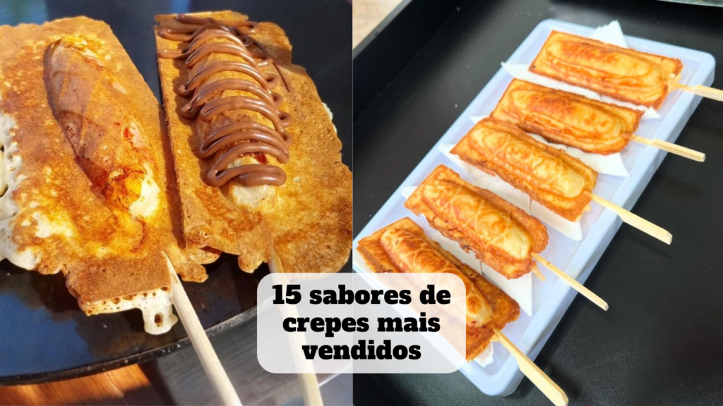 sabores de crepes mais vendidos