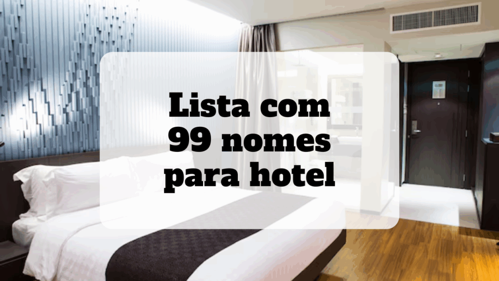 nomes para hotel
