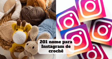 nome para instagram de crochê