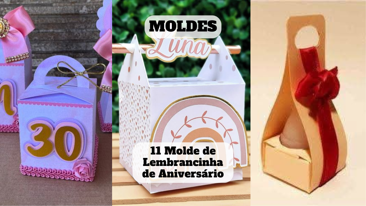 molde de lembrancinha de aniversário