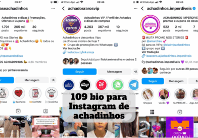 bio para instagram de achadinhos