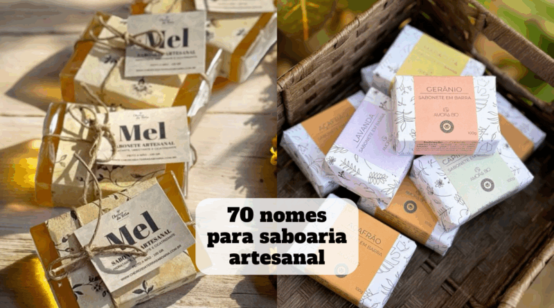 nomes para saboaria artesanal