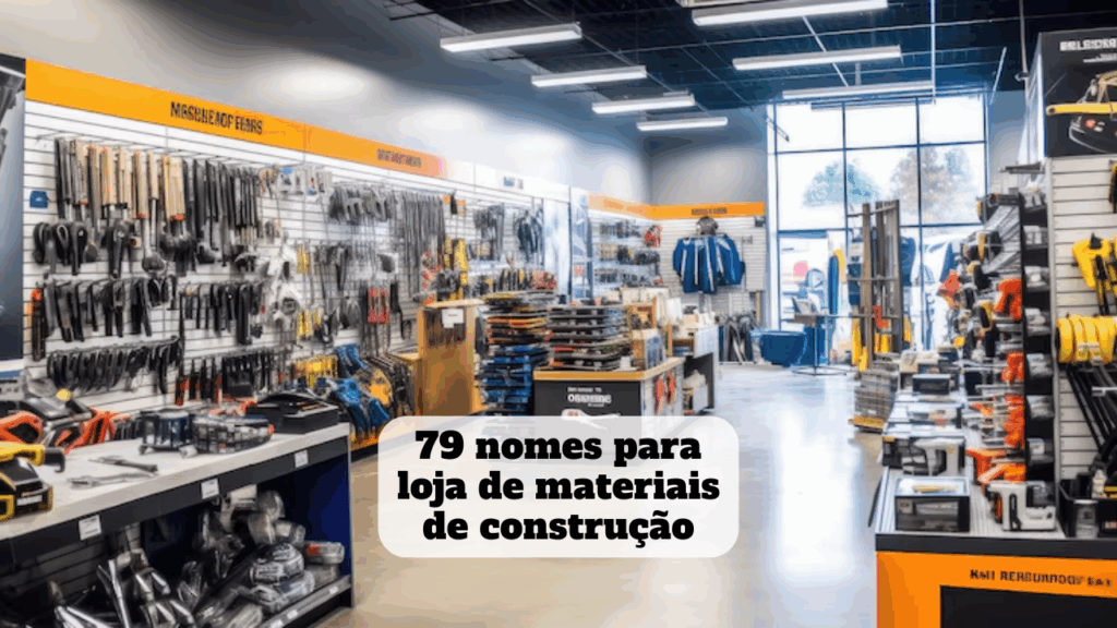 nomes para loja de materiais de construção
