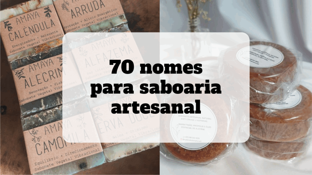 nomes para saboaria artesanal