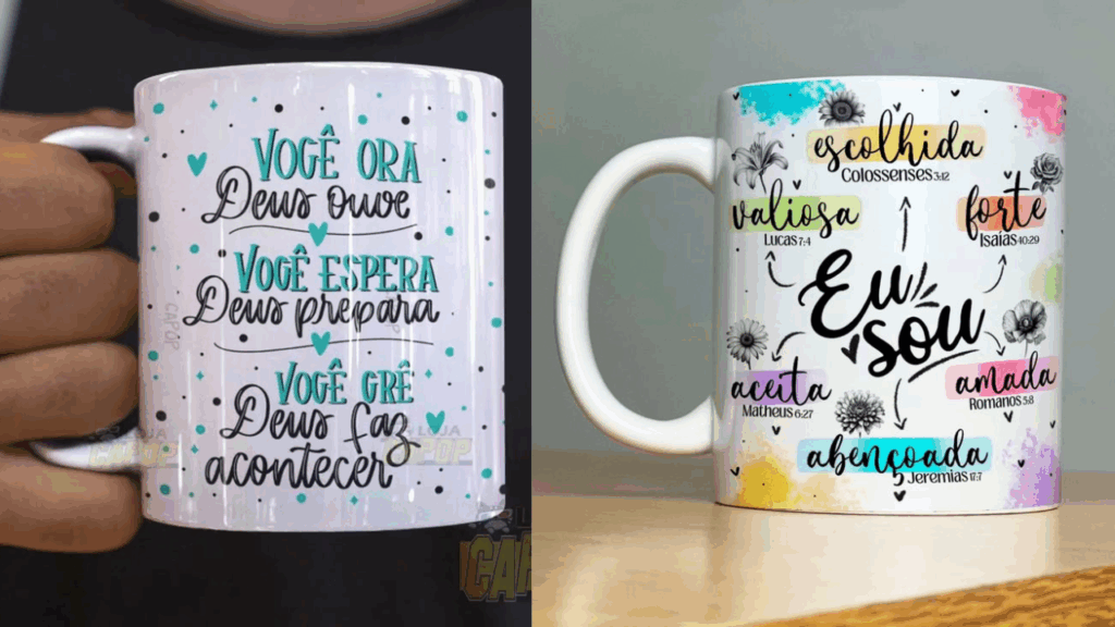 texto para vender canecas personalizadas