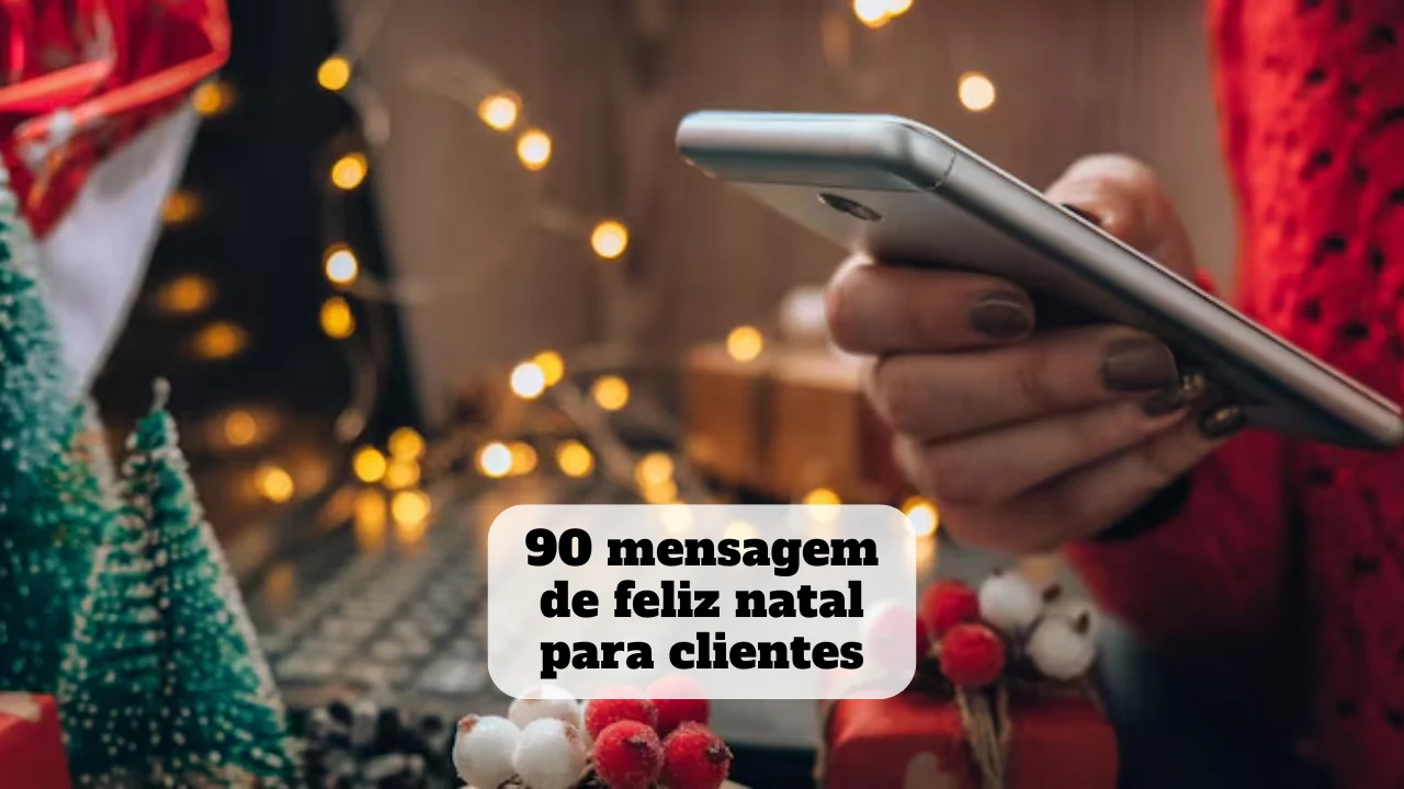 mensagem de feliz natal para clientes