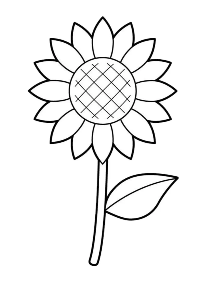 moldes de girassol para imprimir