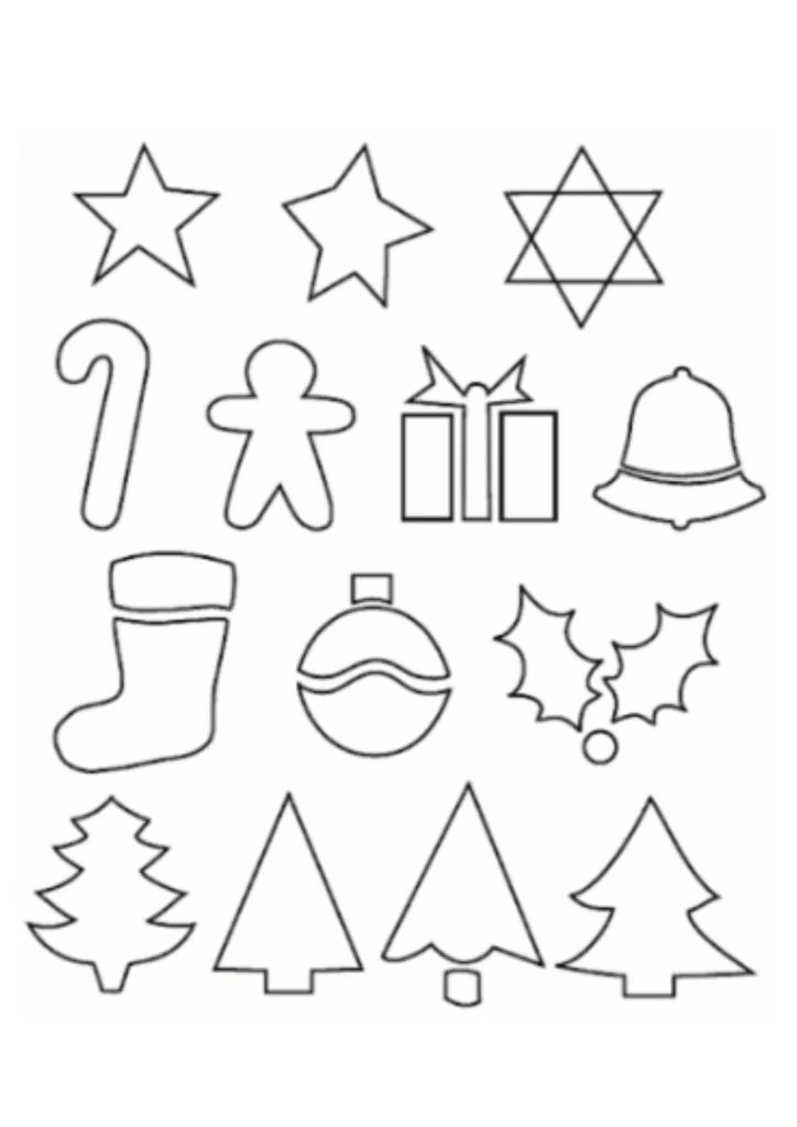 moldes de natal para imprimir