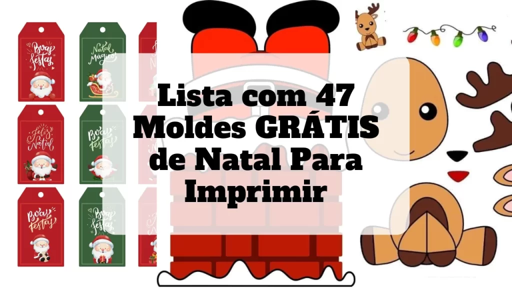 moldes de natal para imprimir