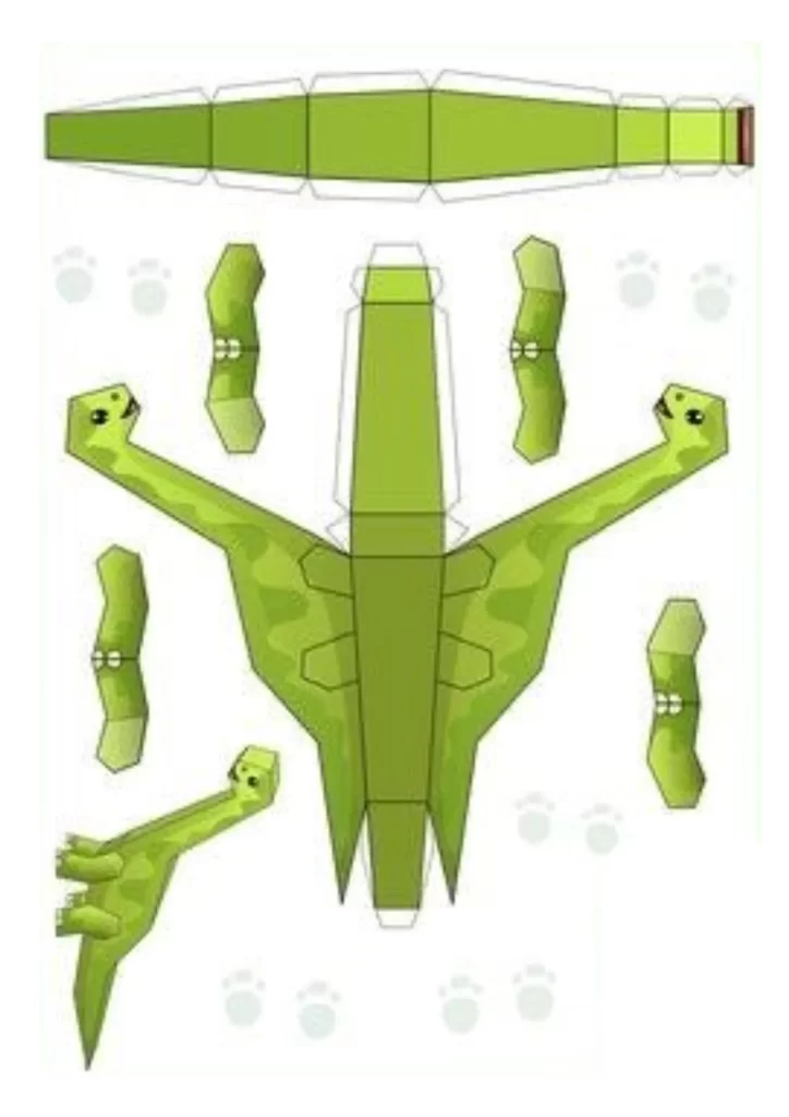 molde de dinossauro para imprimir