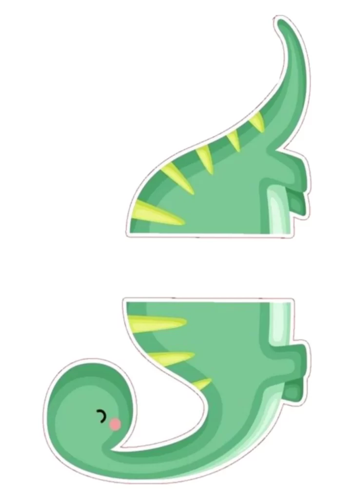 molde de dinossauro para imprimir