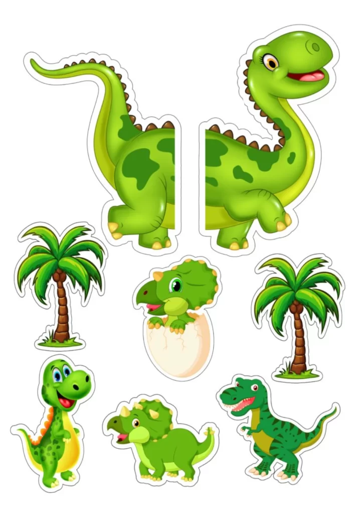 molde de dinossauro para imprimir