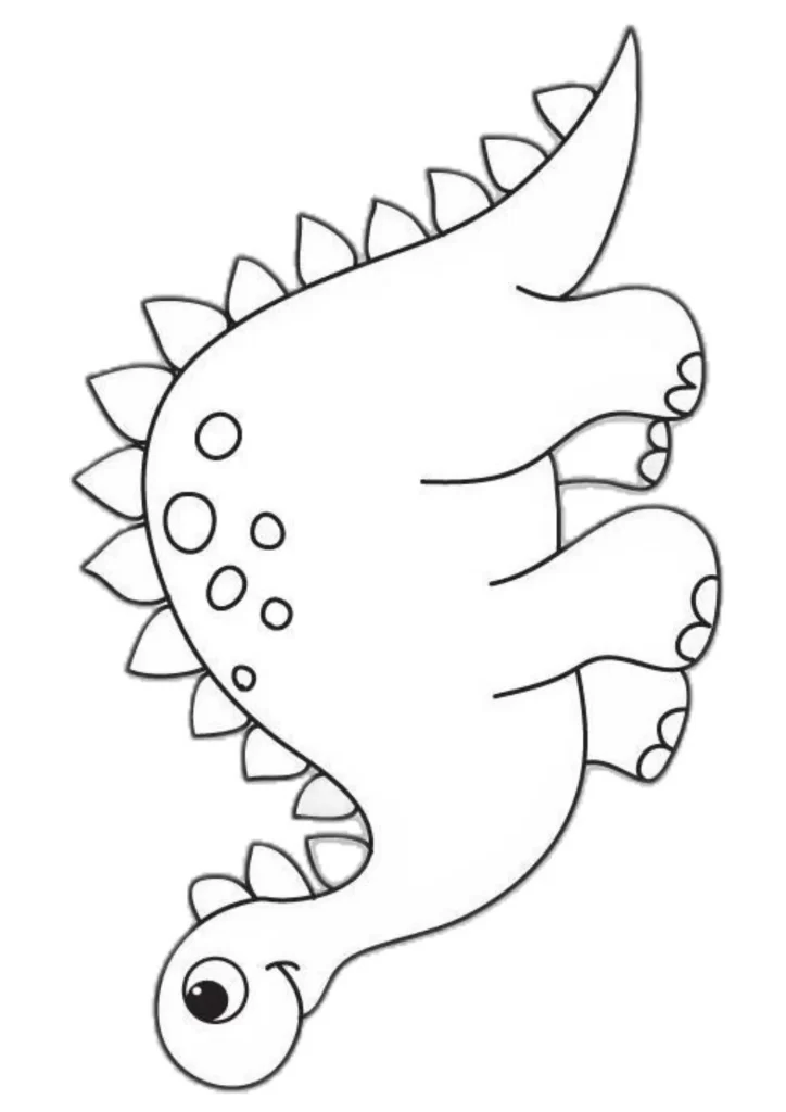 molde de dinossauro para imprimir