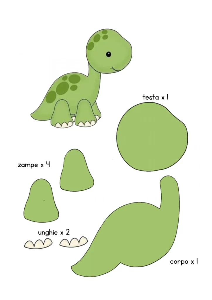 molde de dinossauro para imprimir