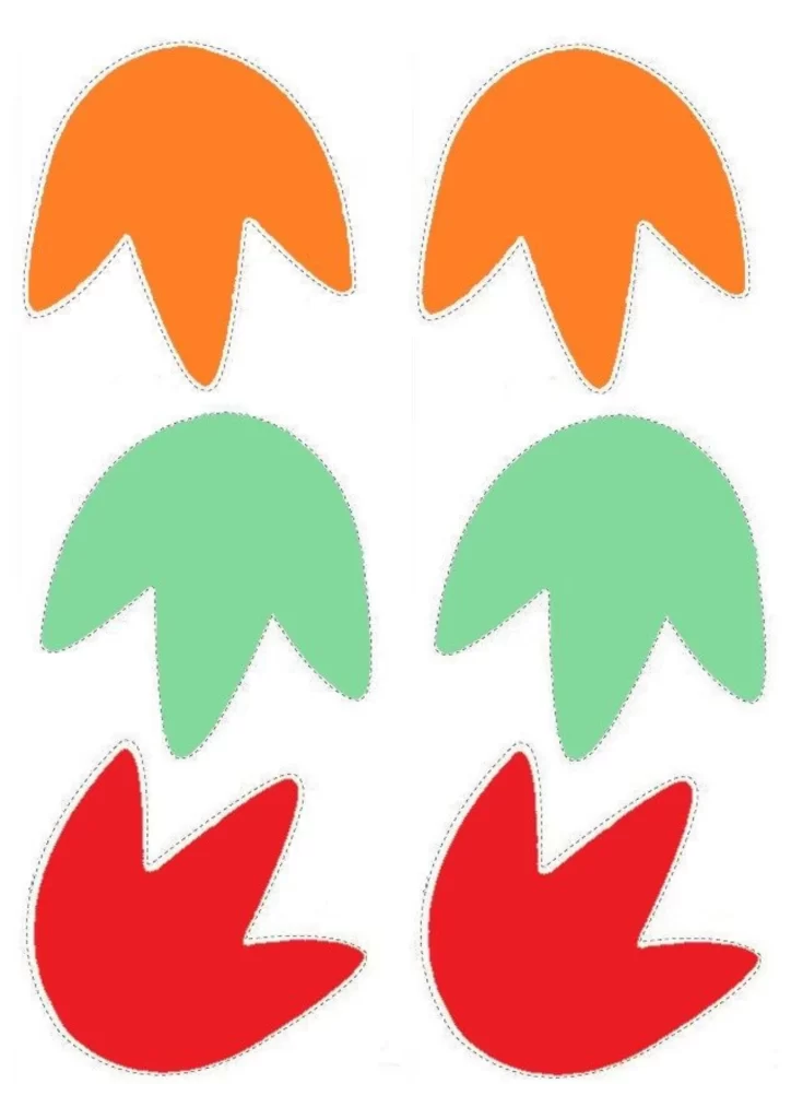 molde de dinossauro para imprimir