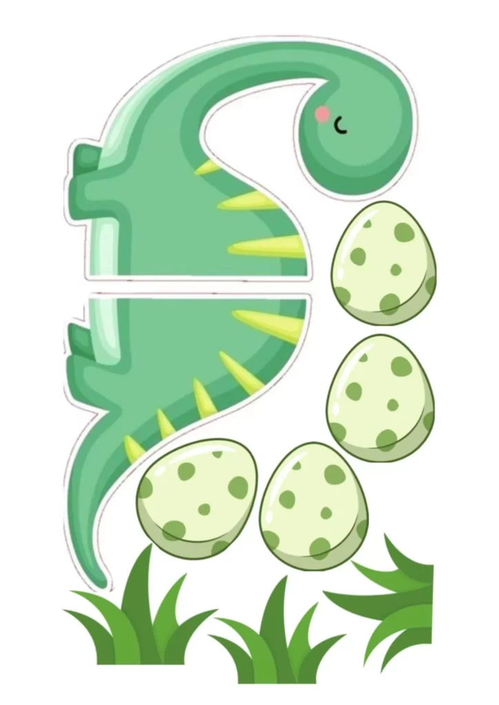 molde de dinossauro para imprimir