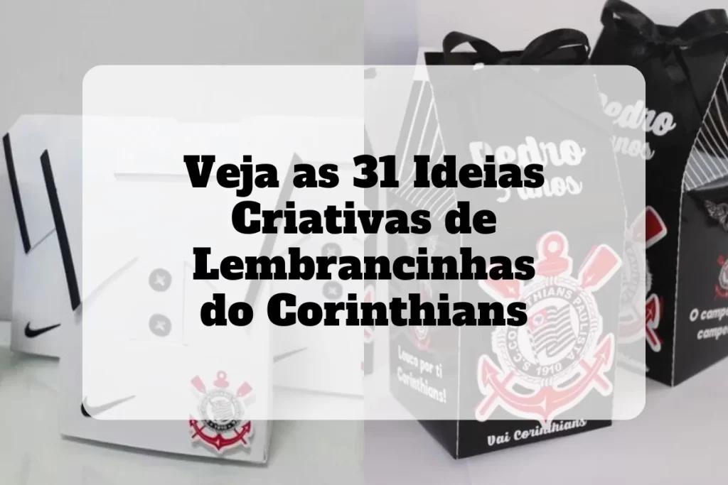 lembrancinhas do corinthians