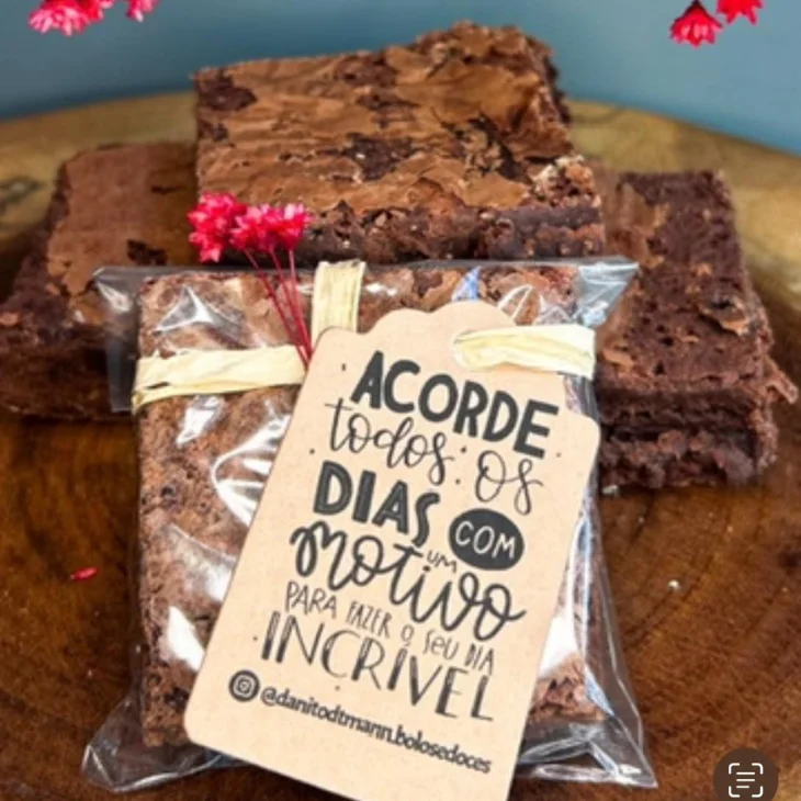 Brownie ou Cookie Embalado com Carinho