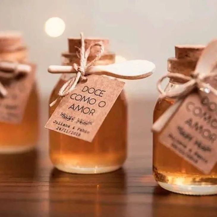 Potinho de Mel com Tag Personalizada