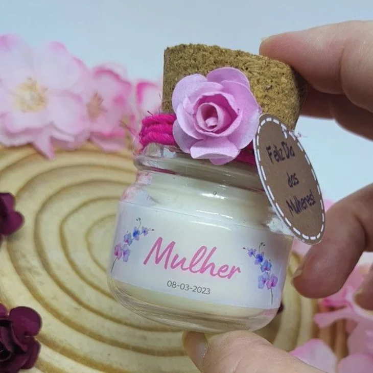 Vela Aromática Decorada