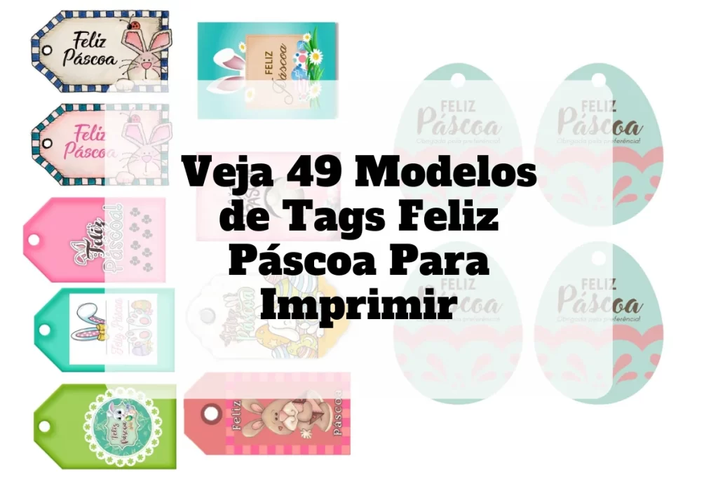50 modelos de tag feliz páscoa para imprimir