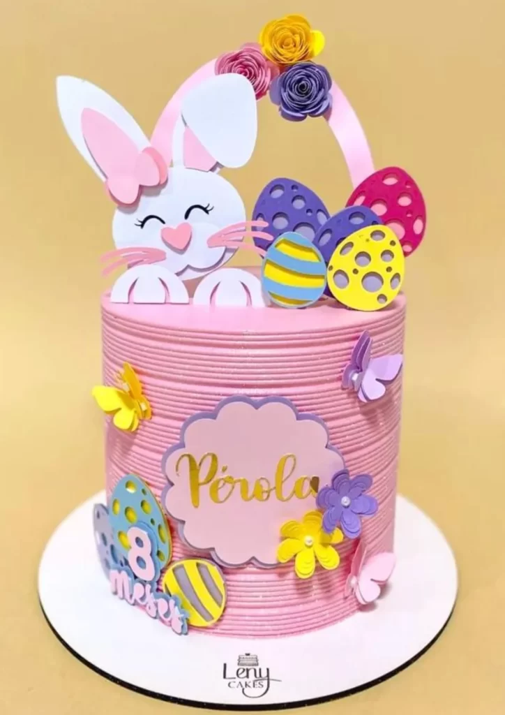 topo de bolo coelho da pascoa