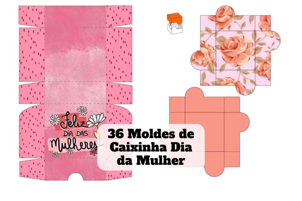 caixinha dia da mulher para imprimir