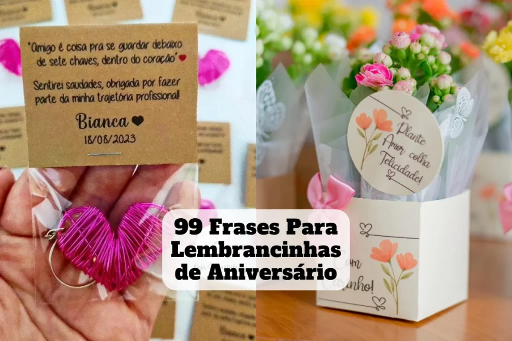 frases para lembrancinhas de aniversário