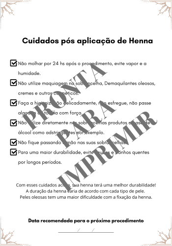 Apostila de Treino Design de Sobrancelhas 2.0